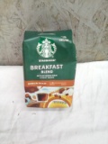 Starbucks Breakfast Blend Medium Roast Ground Coffee 12 Oz Pack