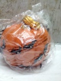 Hay and Harvest 10” Lit pumpkin with bats