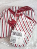 Kitchenfield 4 pc seasonal mini Oven mitts Skinny stripe