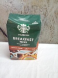 Starbucks Breakfast Blend Medium Roast Ground Coffee 12 Oz Pack