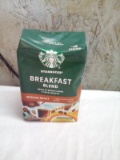 Starbucks Breakfast Blend Medium Roast Ground Coffee 12 Oz Pack