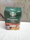 Starbucks Breakfast Blend Medium Roast Ground Coffee 12 Oz Pack