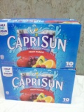 Capri Sun Fruit Punch 10 Pouches of 2 two boxes