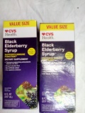CVS Health Black Elderberry Syrup x 2 8 floz