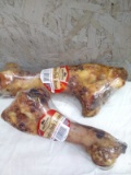Heartland Jumbo Pork Bone All natural dog chew x2