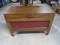 Vintage Wooden Painted Storage Chest