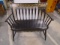 Beautiful Solid Wood Windsor Nichols & Stone Co Painted Bench