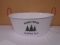 Farm Fresh Christmas Trees Metal Tub