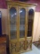 Glass Front Lighted 1pc Hutch