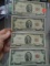 Group of (4) 1953 Two Dollar Red Seal Notes