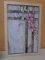 Beautiful Wood Framed Stained Glass Piece