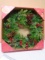 32in Pre-Lit Evergreen Wreath