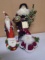 4pc Group of Santas