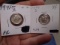 1941 S Mint & 1944 S Mint Silver Mercury Dimes