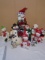 Large Group of Assorted Snowman Décor