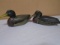 2 Wooden Hand Painted Ducks