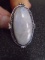 Ladies German Silver & Rainbow Moonstone Ring