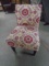 Beautiful Like New Floral Accent Upholstered Accent Chair