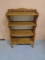 Small Solid Maple 4 Shelf Bookcase