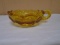 Vintage Fostoria Amber Coin Glass Nappy