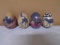 Set of 4 Hand Made Stone Safari Eggs