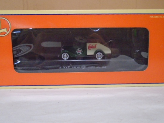 Lionel Flat Car w/ 1936 Ford Tow Truck O Gauge Car