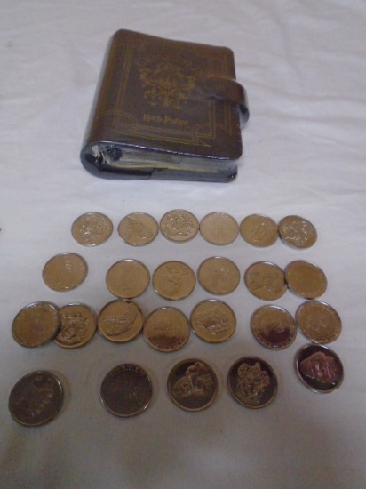 Harry Potter Gringrotts Book w/ 24 Coins