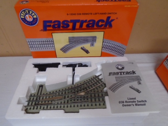 Lionel Fasttrack 036 O Gauge Remote Left-Hand Switch