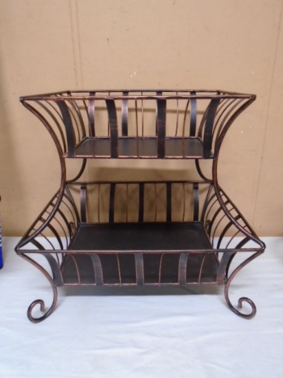 2 Tier Metal Basket