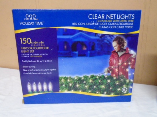 Holiday Time 150ct Clear Net Lights Set