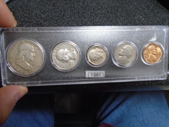 1961 Silver Coin Set