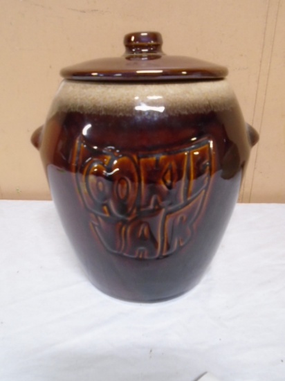 Vintage McCoy Bown Drip Cookie Jar