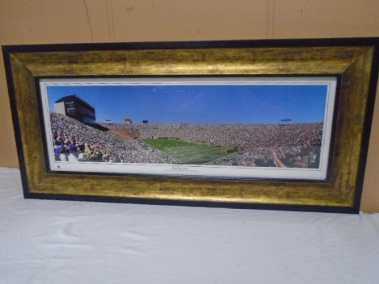 Cedar Creek Framed Panoramic View at Notre Dame Stadium