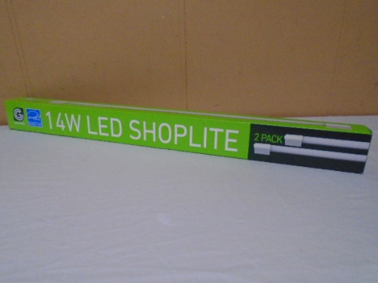 2 Pack of Greenlite 30in/14W LED Shoplites