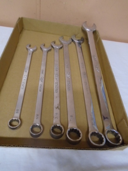 6pc Set of MAC Knuckle Saver SAE Wrenches