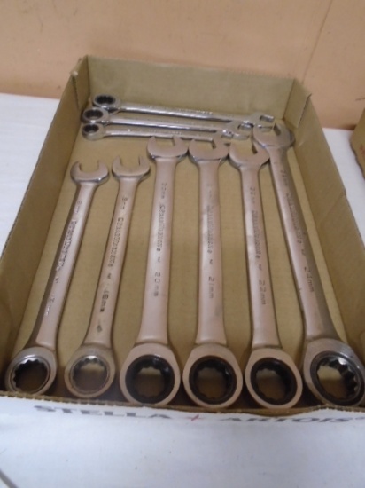9pc Metric Gearwrench Ratcheting Combination Wrenches