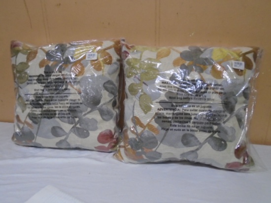 Brand New Pair of "Harvest" Accent Pillows