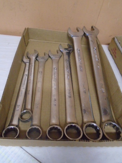 7pc Set of SAE Gearwrench Larhe Wrenches