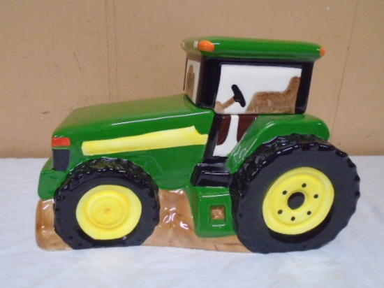 John Deere Tractor Cookie Jar