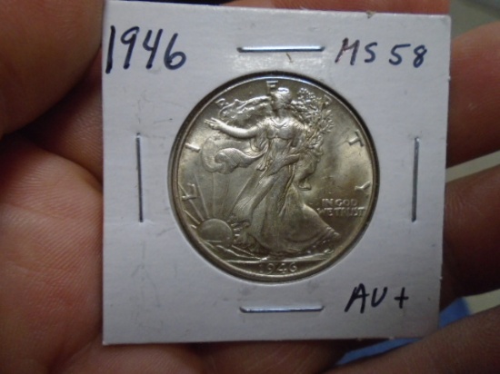 1946 Silver Walking Liberty Half Dollar