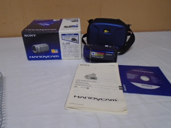 Sony Handy Cam DCR-SX40 Digital Video Camera Recorder
