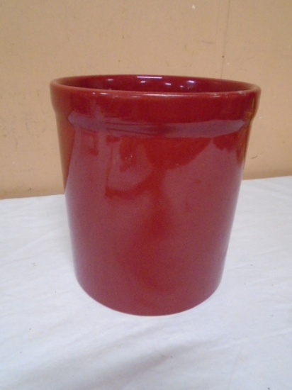 Red Utensil Crock