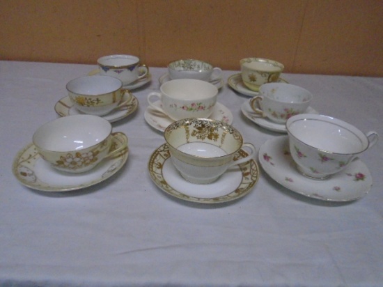Large Group of Vintage Cup & Saucer Sets
