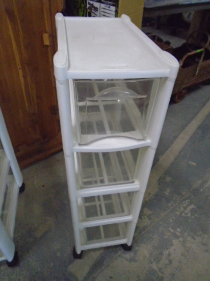 Rubbermaid 4 Drawer Rolling Organizer