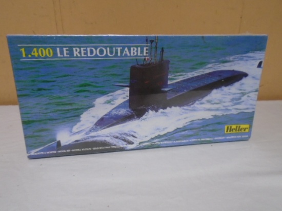 Heller 1/400 Scale LE Redoubtable French Submarine Model Kit