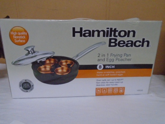 Hamilton Beach 2-in-1 Frying Pan & Egg Poacher