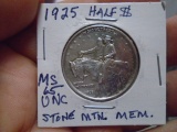 1925 Silver Stone Mountain Half Dollar
