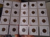 Group of 20 Assorted Date Indian Head Cents