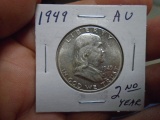 1949 Silver Franklin Half Dollar