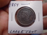 1854 Large Cent